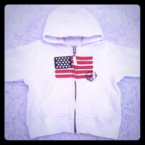 Children's Place American Flag Hoodie